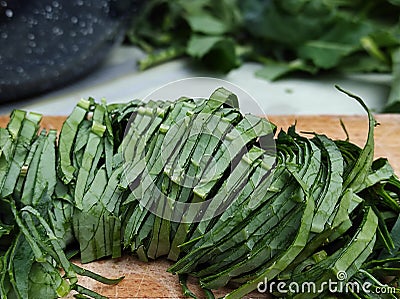 Collard Greens Stock Photo