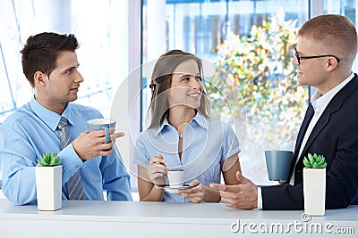 Colleagues on coffee break Stock Photo