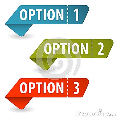 Collect Option Signs Vector Illustration