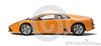 Collectible toy model sport car Stock Photo