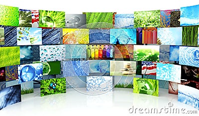 Collection of images Stock Photo