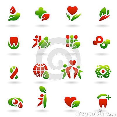 Collection medical icons Vector Illustration