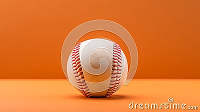 Real Baseball Photography On Solid Color Background With Canon Eos R5 Stock Photo