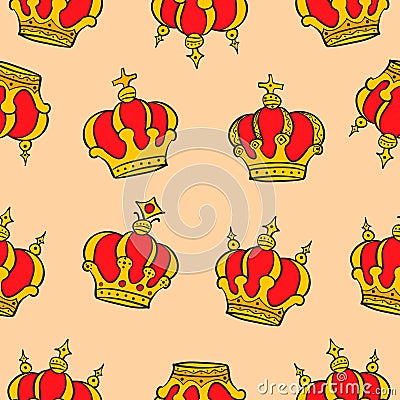 Collection red collection glamour pattern Vector Illustration