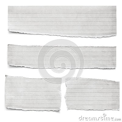 Paper Tears Collection Stock Photo