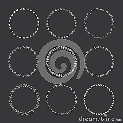 Wreaths for design Vector Illustration