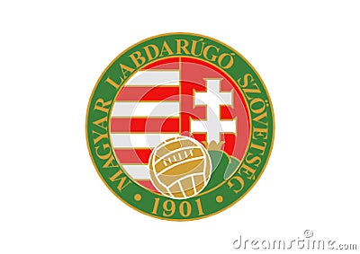 National Hungarian Football Logo Editorial Stock Photo