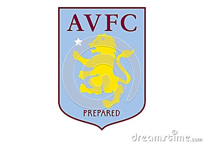 Aston Villa Logo Editorial Stock Photo