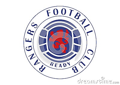 Rangers Football Club Logo Editorial Stock Photo