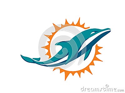 Miami Dolphins Logo Editorial Stock Photo