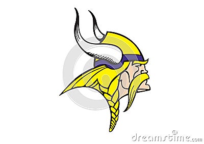 Minnesota Vikings Logo Editorial Stock Photo