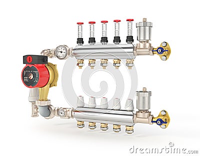 Collector, manifold. Stock Photo