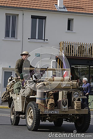 Collectors' association of military vehicles Editorial Stock Photo