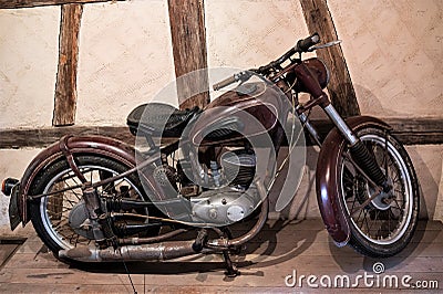 collectors item - a motorbike from former times Stock Photo
