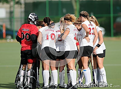 College Field Hockey - ladies Editorial Stock Photo