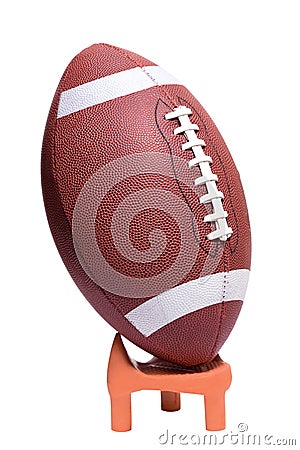 College Football Ready for Kickoff Stock Photo