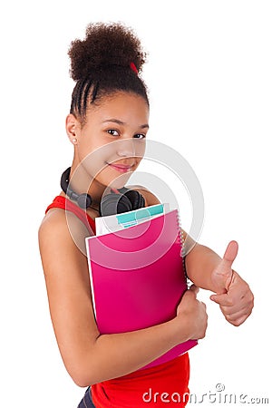 College student young African American Stock Photo