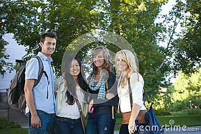 College Students Stock Photo