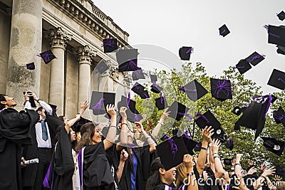 College students Graduation Editorial Stock Photo