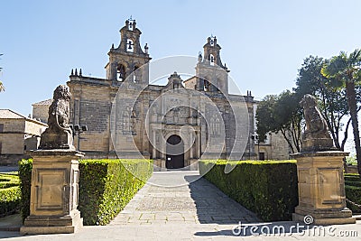 Collegiate Church of Santa Maria de los Reales Alcazares, Ubeda, Jaen Province, Andalusia, Spain Stock Photo