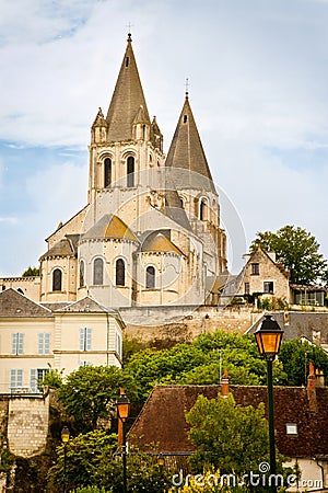 Collegiate Church of St. Ours Stock Photo