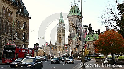 Collina del Parlamento da Elgin Street Collina del Parlamento da Elgin Street