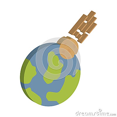 Collision Isometric vector icon which can easily modify or edit Vector Illustration