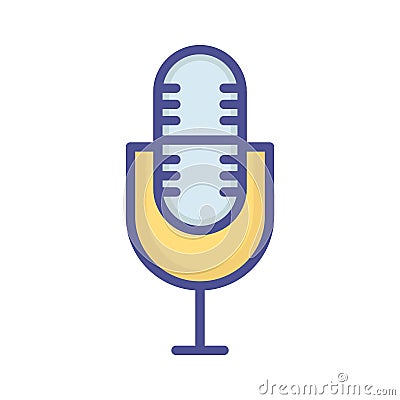 Colloquially mic Vector icon which can easily modify or edit Vector Illustration