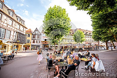 Colmar town in France Editorial Stock Photo