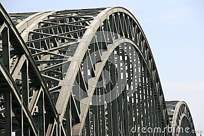 Cologne bridge Stock Photo
