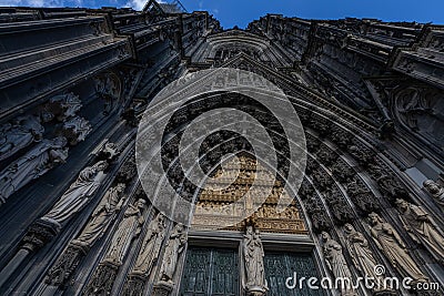 Cologne Cathedral, monument of German Catholicism and Gothic architecture in Cologne, Germany Stock Photo