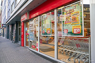 REWE City Editorial Stock Photo