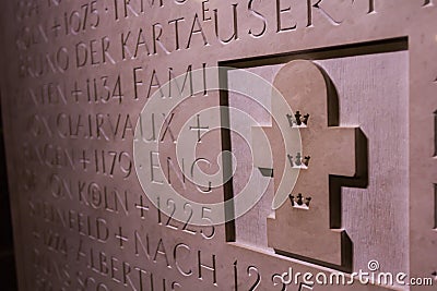 Tombstone close-up Editorial Stock Photo