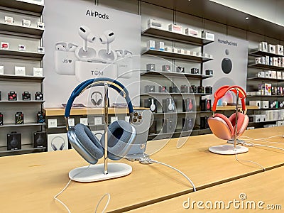 New Apple Airpod Max. Editorial Stock Photo