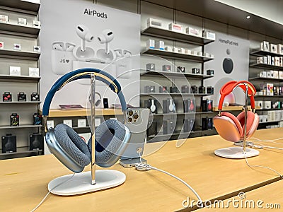 New Apple Airpod Max. Editorial Stock Photo