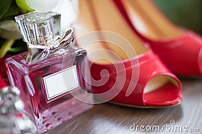 Cologne perfume bottles Stock Photo