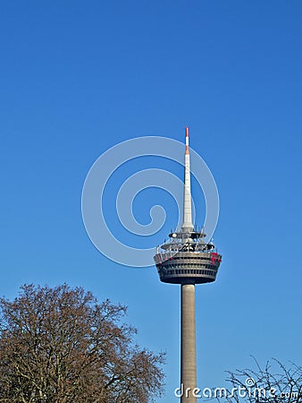 Cologne radio tower Editorial Stock Photo
