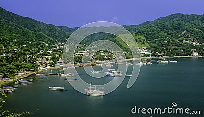 Colombia, taganga Stock Photo