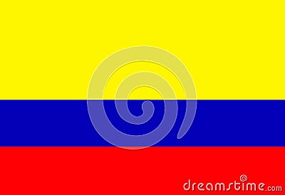 Colombian flag Stock Photo