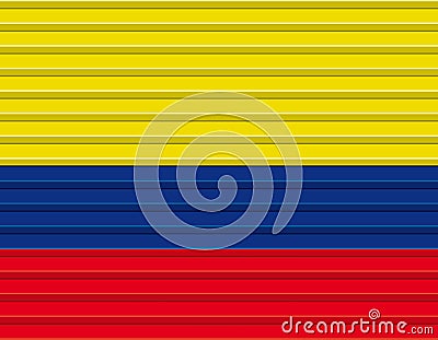 Colombian flag Stock Photo