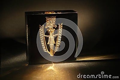 Colombian gold Editorial Stock Photo