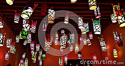 Colombian lanterns Stock Photo