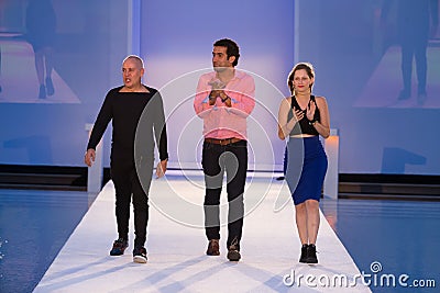 Colombian Swim Designers walk runway finale during Protela Colombian Brands fashion show Editorial Stock Photo