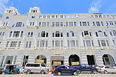 Colombo Colonial Building, Sri Lanka Editorial Stock Photo