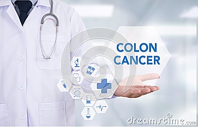 COLON CANCER Stock Photo
