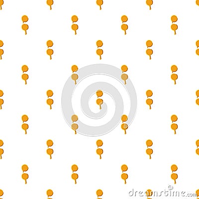 Colon from honey pattern Vector Illustration