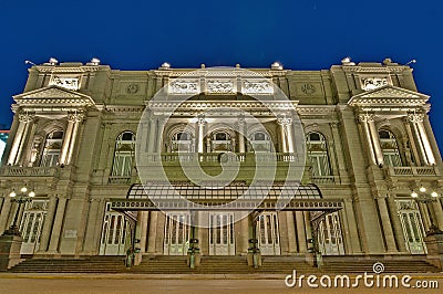 Colon Theatre at Buenos Aires, Argentina Stock Photo