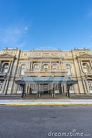 Colon Theatre in Buenos Aires, Argentina. Stock Photo