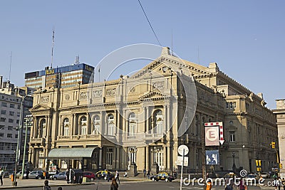 Colon Theatre, Buenos Aires, Argentina Editorial Stock Photo