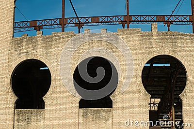 Colonia bullfight ring Stock Photo